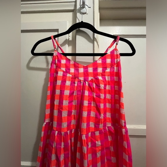 SZ block prints x J. Crew tiered beach dress NWOT size medium - Picture 10 of 16